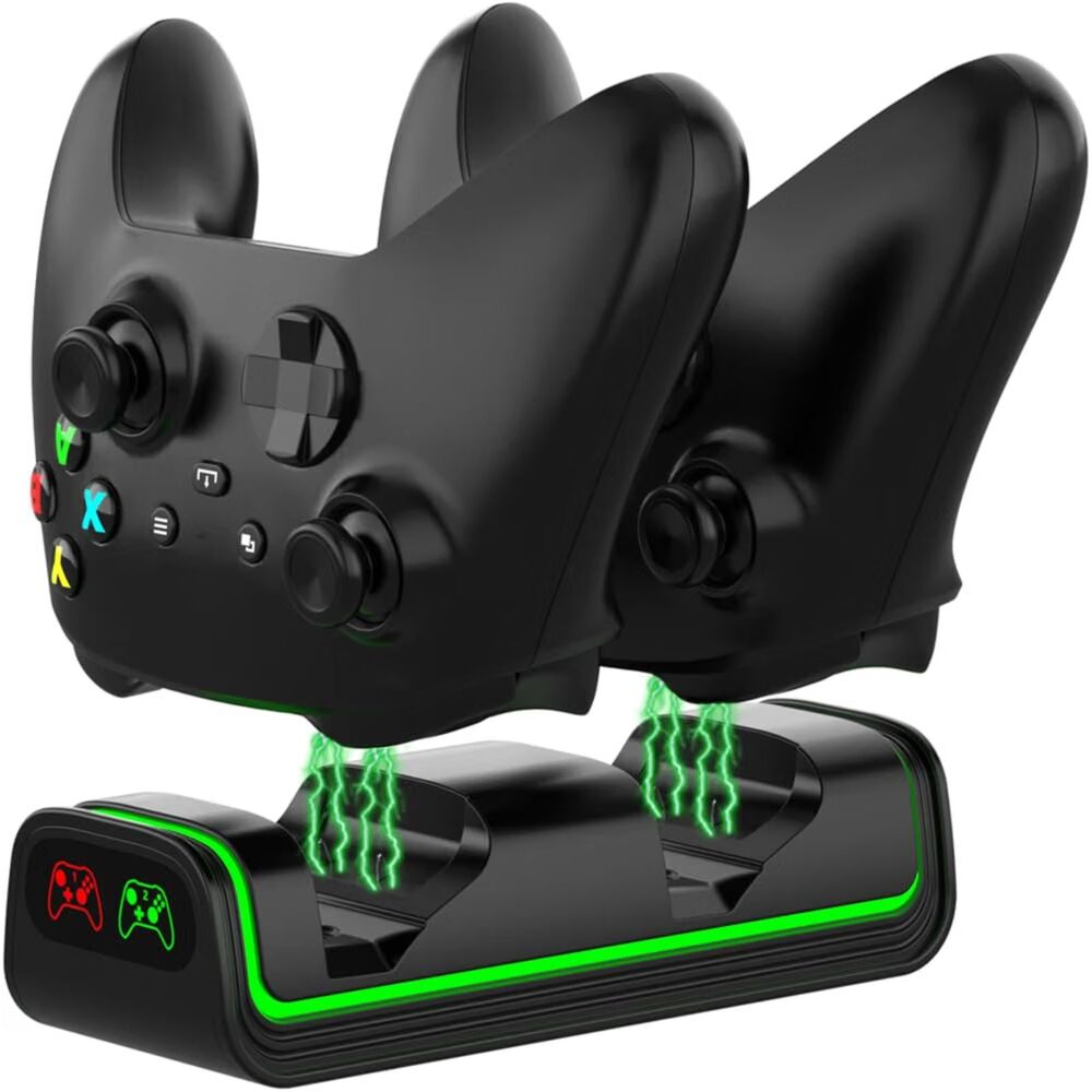 Xbox Controller Charger Station 2 Rechargeable Battery Packs Xbox One Series X S